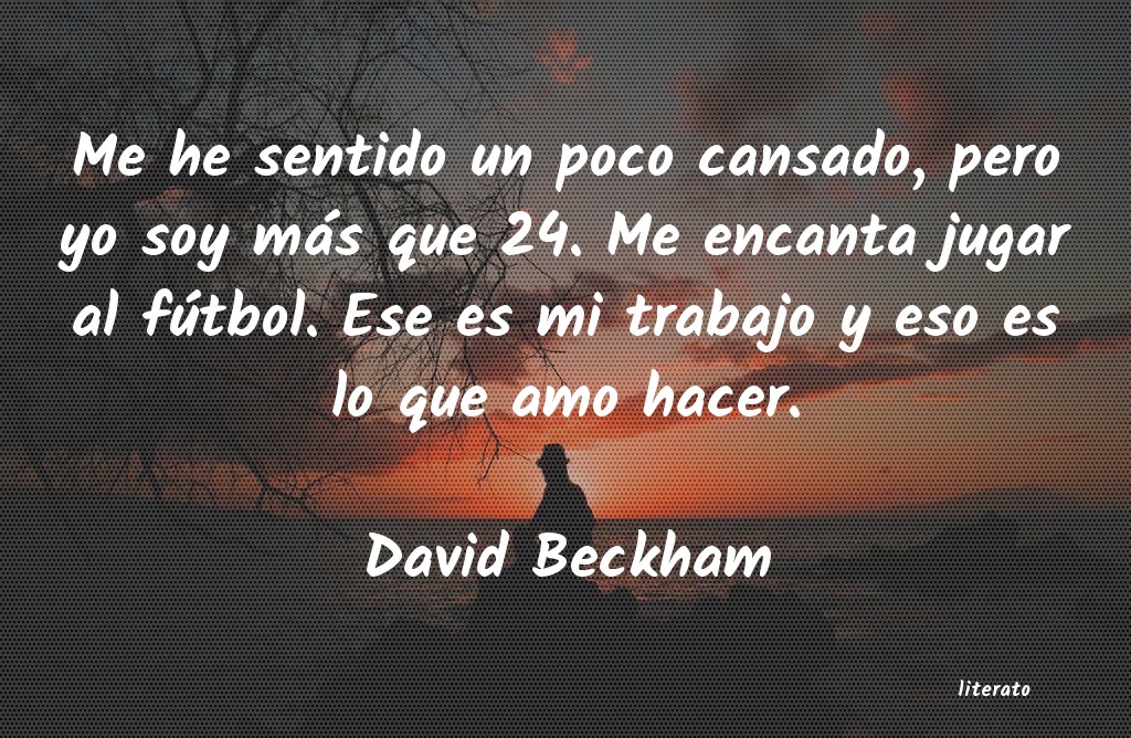 frases de David Beckham