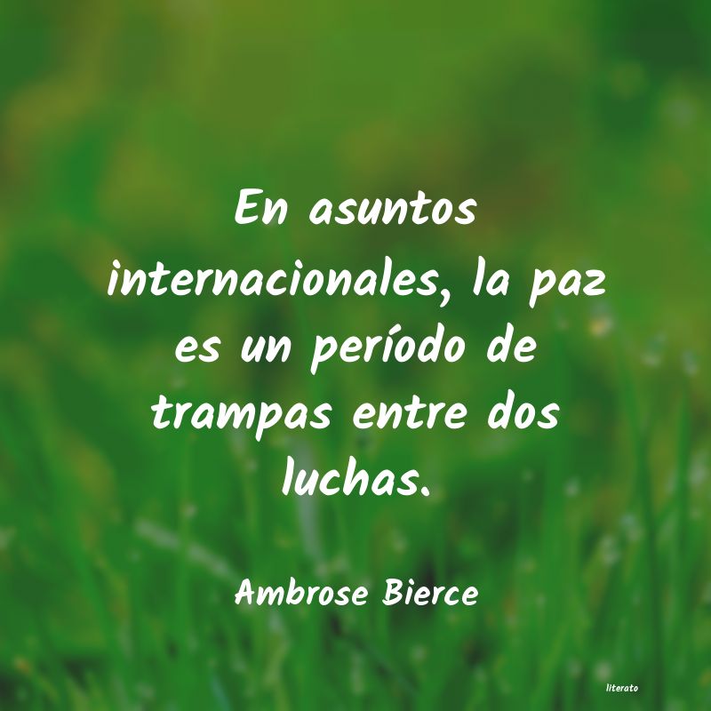 frases de Ambrose Bierce