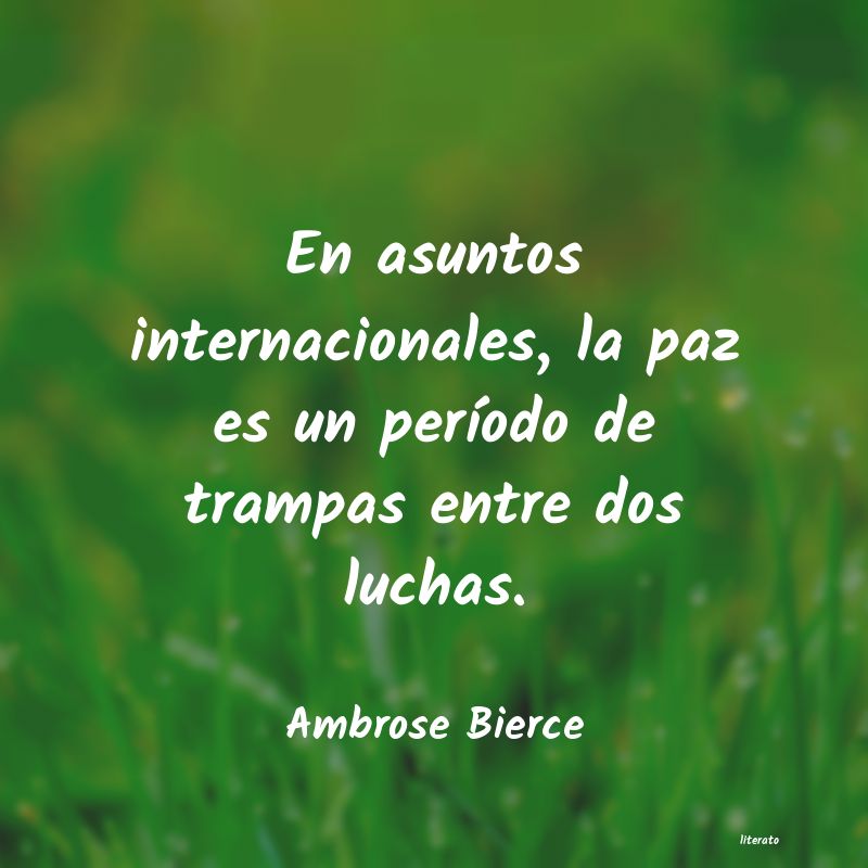 Frases de Ambrose Bierce