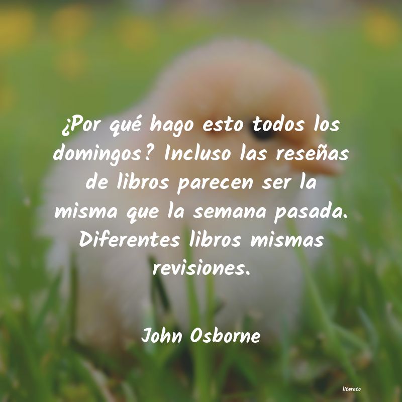 Frases de John Osborne