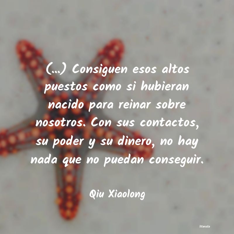 Frases de Qiu Xiaolong