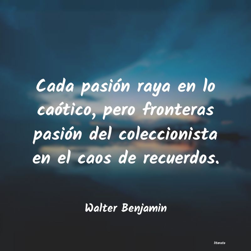 frases de Walter Benjamin