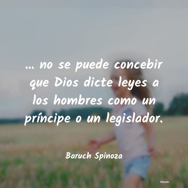 Frases de Baruch Spinoza