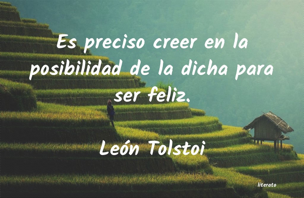 frases de LeÃ³n Tolstoi