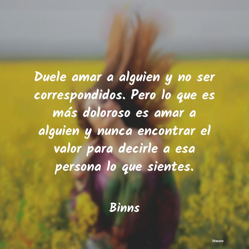 frases de Binns