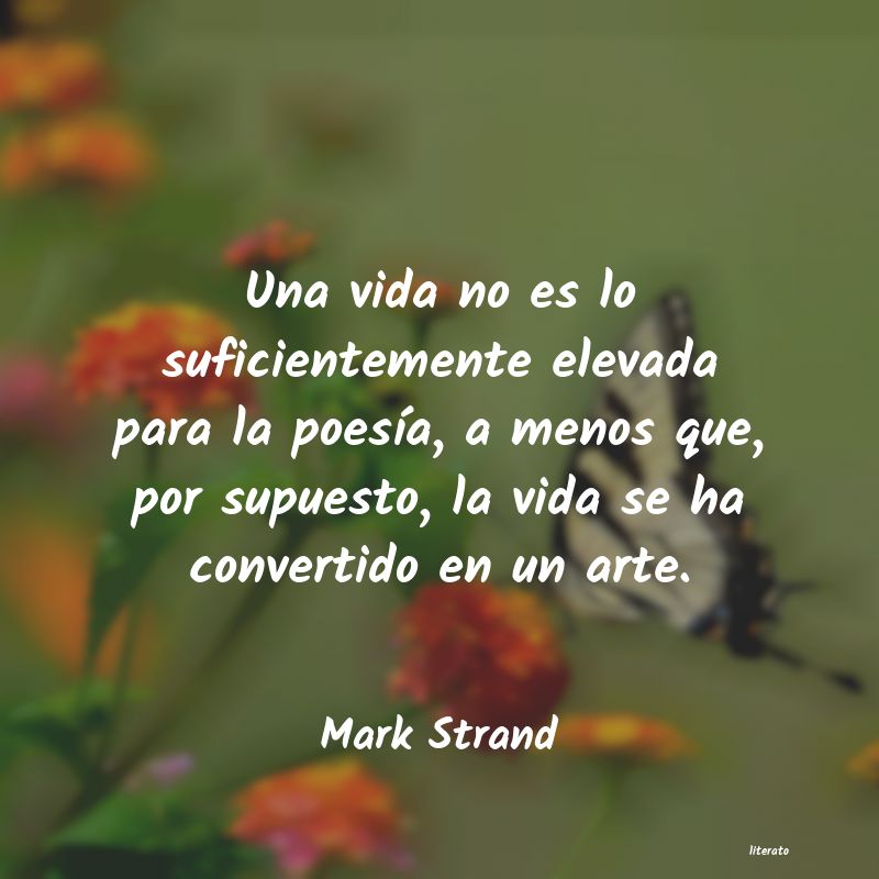 Frases de Mark Strand