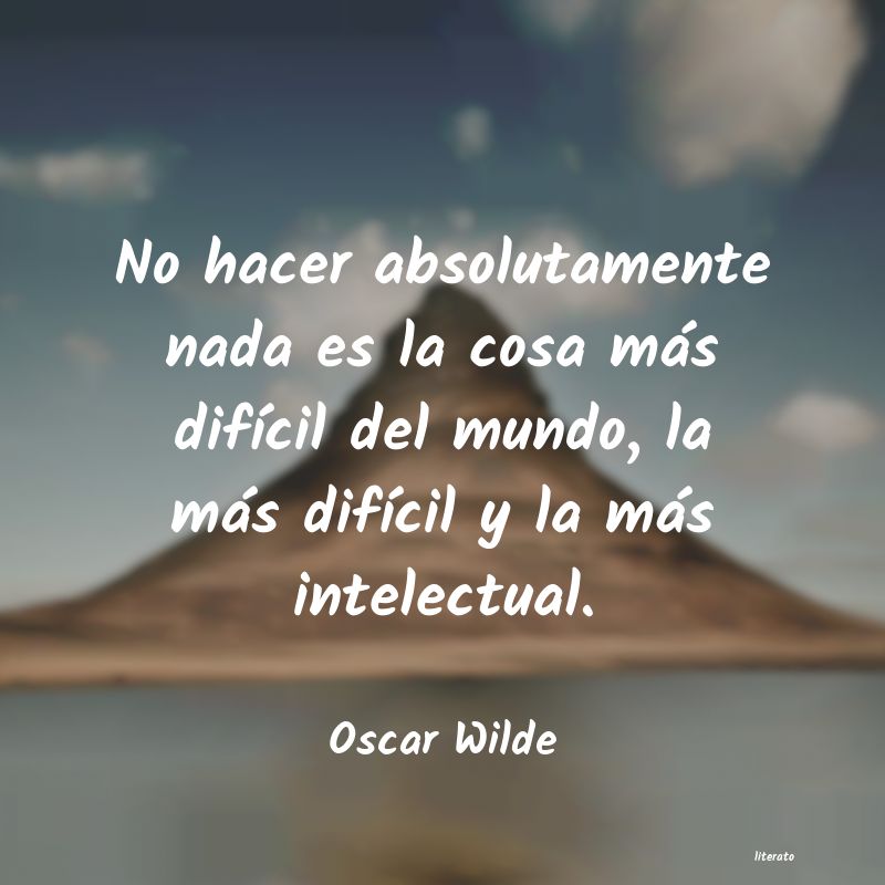 frases de Oscar Wilde