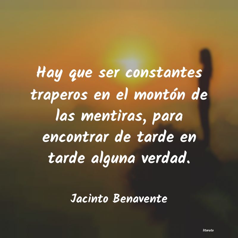 frases de Jacinto Benavente