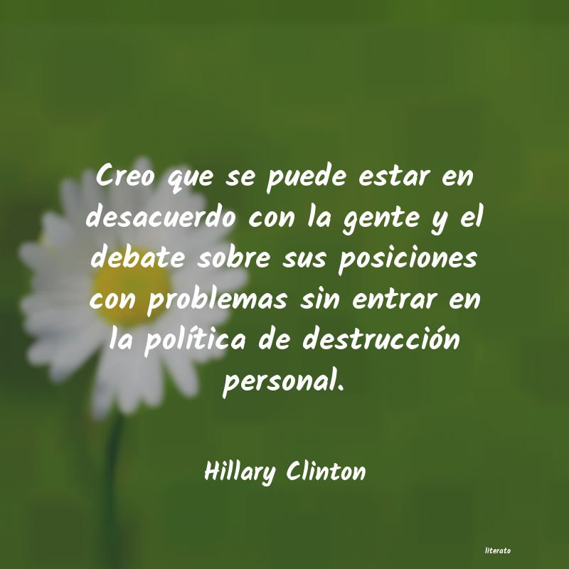 frases de Hillary Clinton