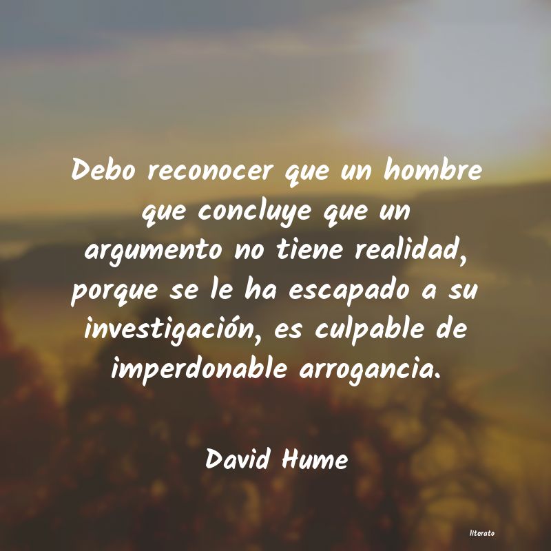 Frases de David Hume