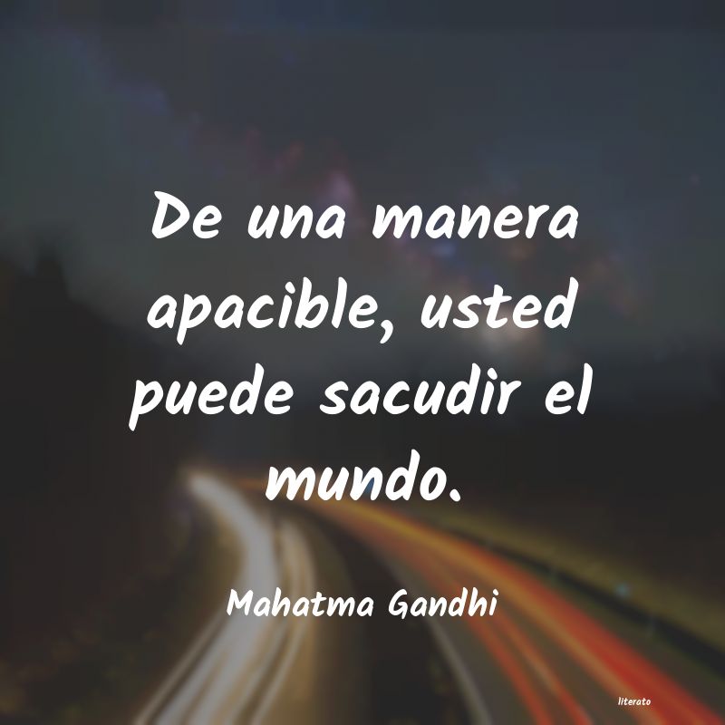 Frases de Mahatma Gandhi