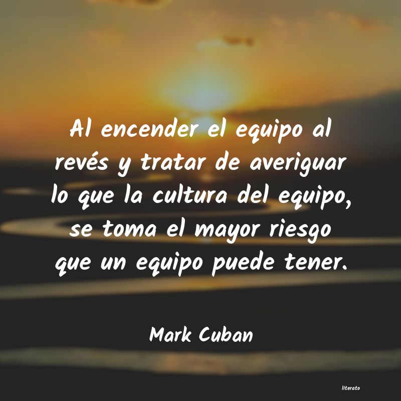 Frases de Mark Cuban