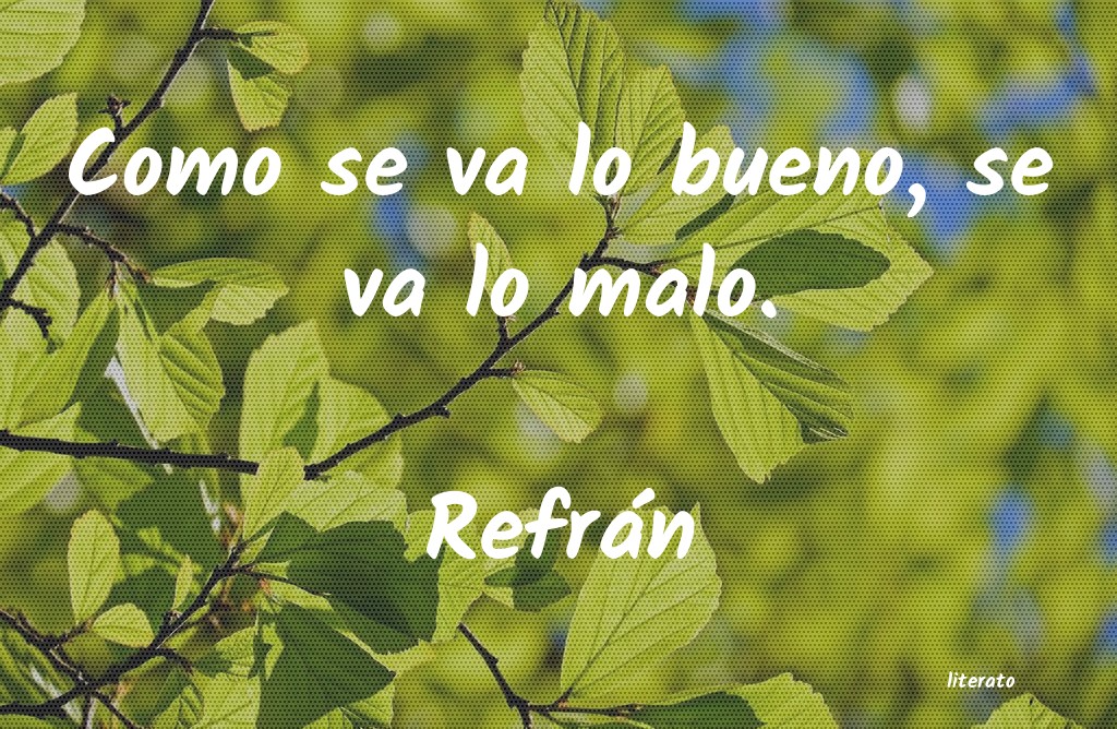 Frases de Refrán