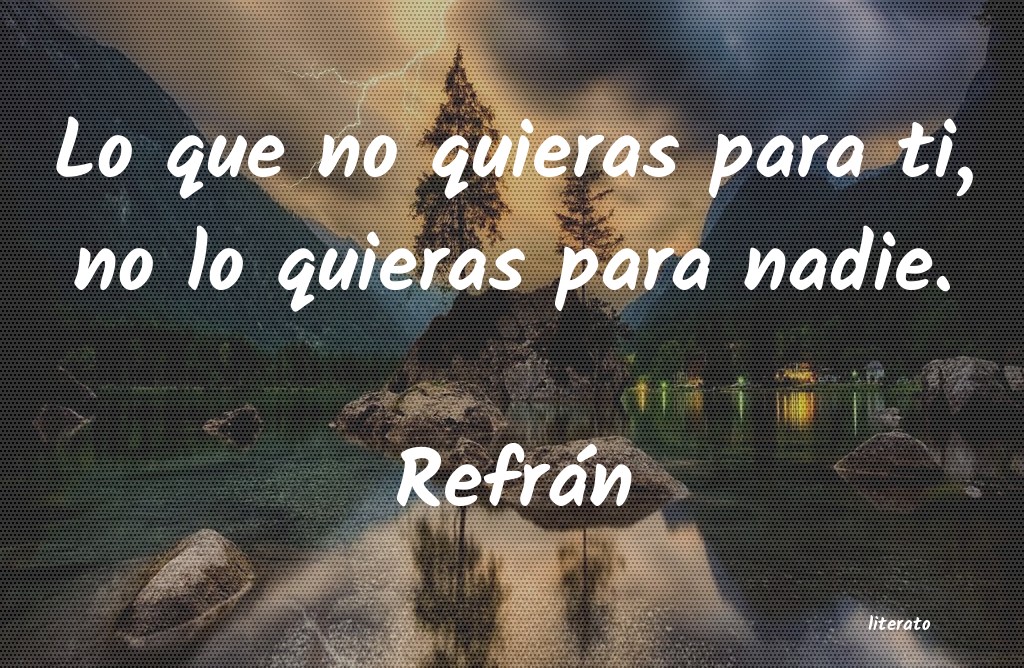 Frases de Refrán