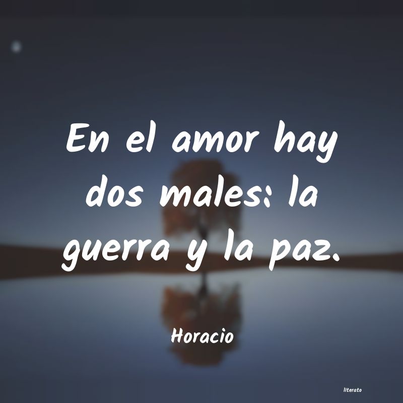 frases de Horacio