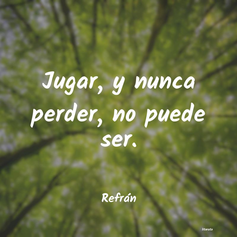 frases de Refrán