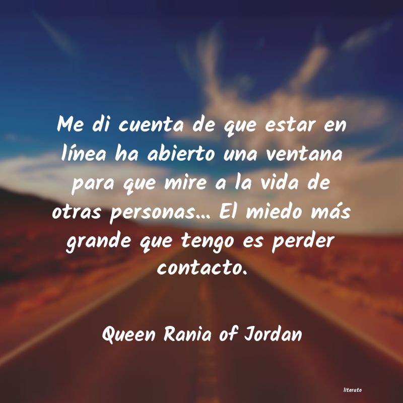 Frases de Queen Rania of Jordan