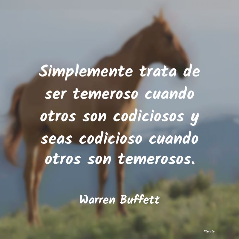 frases de Warren Buffett