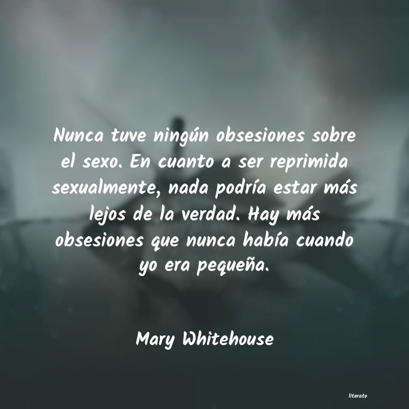 frases de Mary Whitehouse