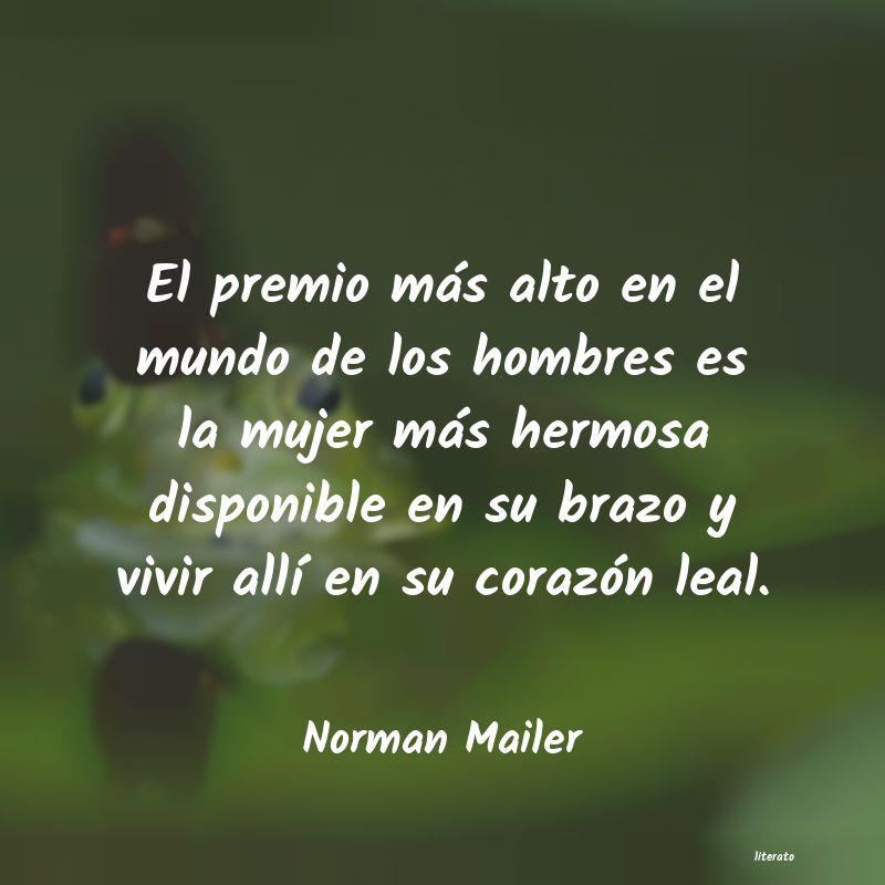 frases de Norman Mailer