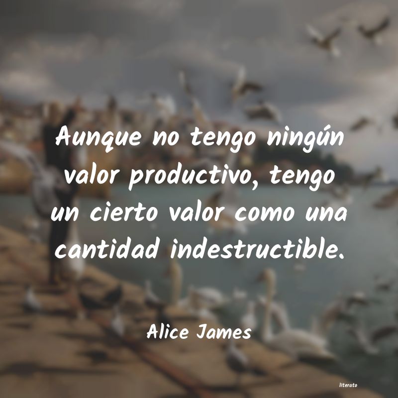 frases de Alice James