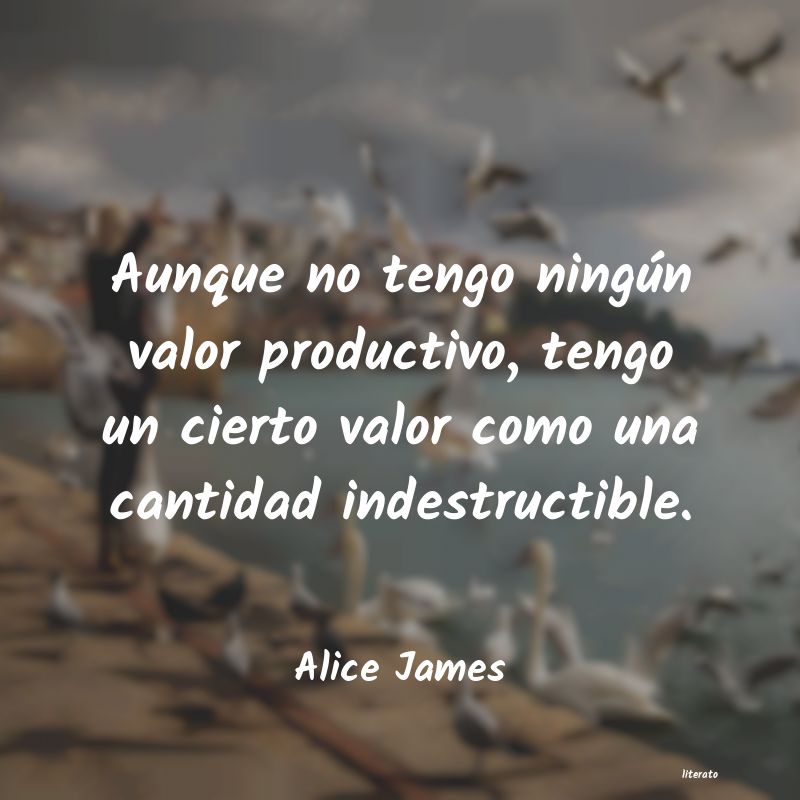 Frases de Alice James