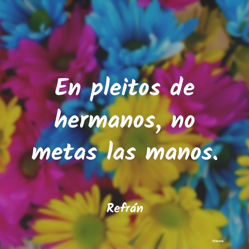 frases de Refrán
