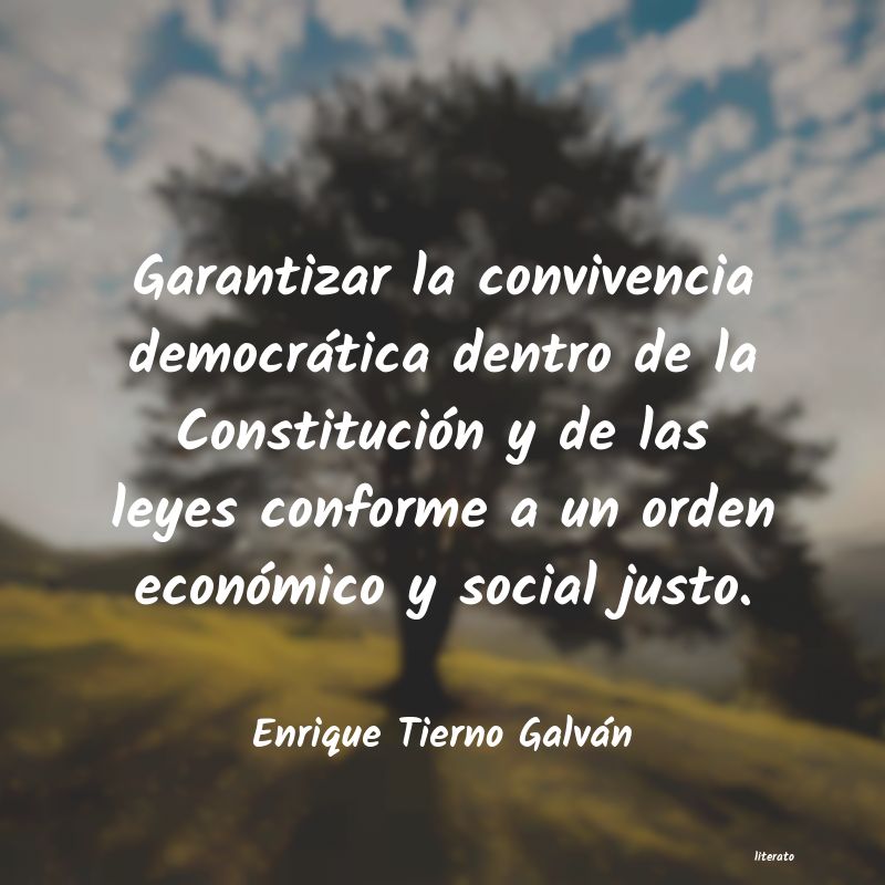 frases de Enrique Tierno Galván