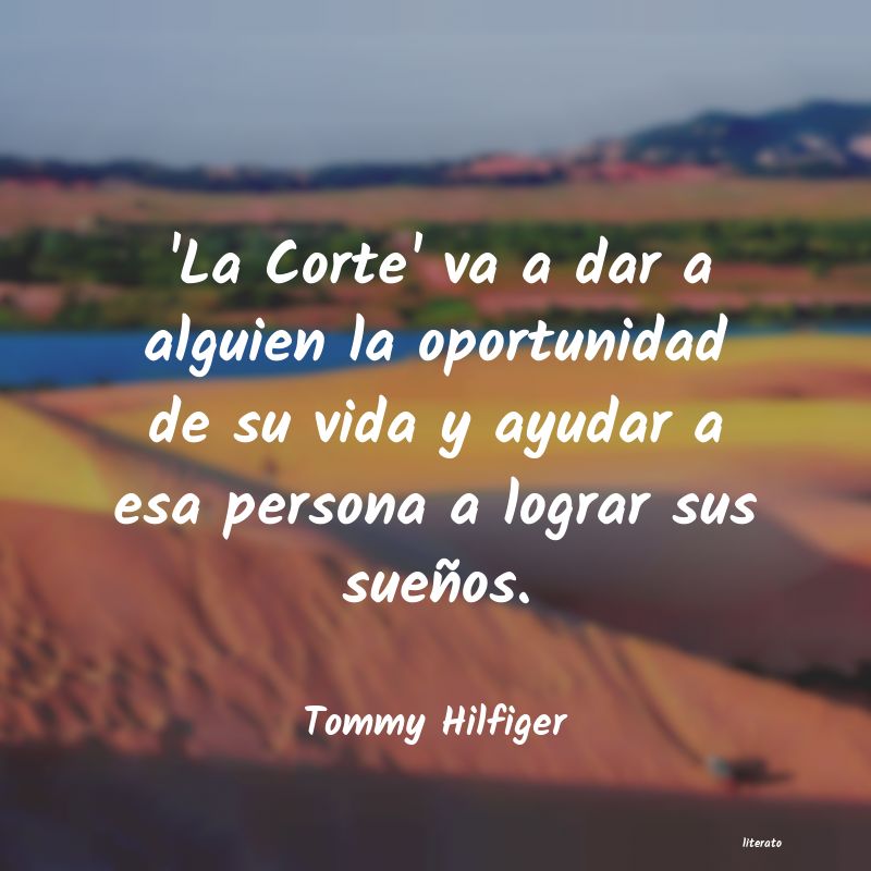 Frases de Tommy Hilfiger