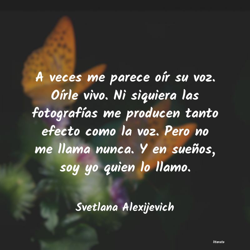 frases de Svetlana Alexijevich