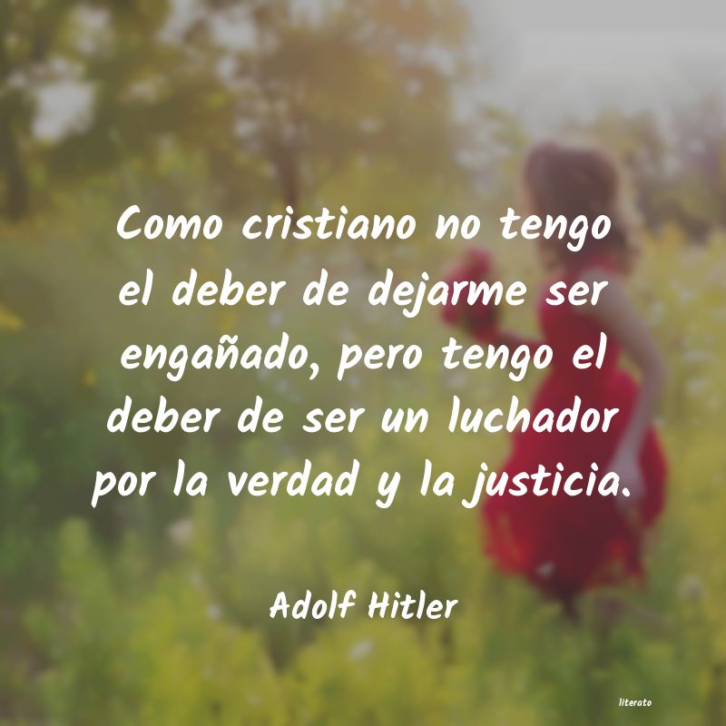 frases de Adolf Hitler