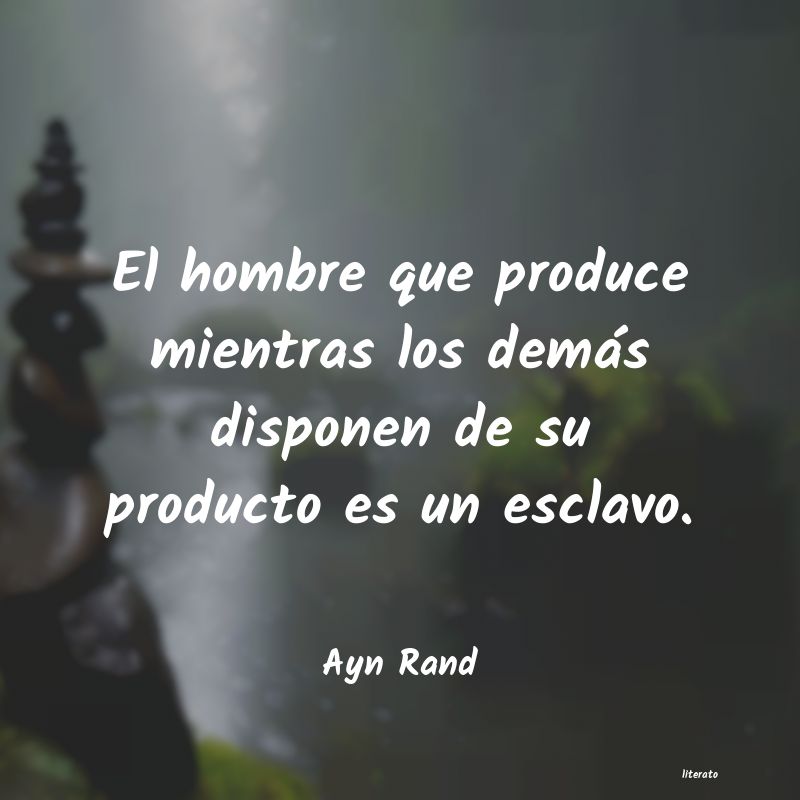frases de Ayn Rand
