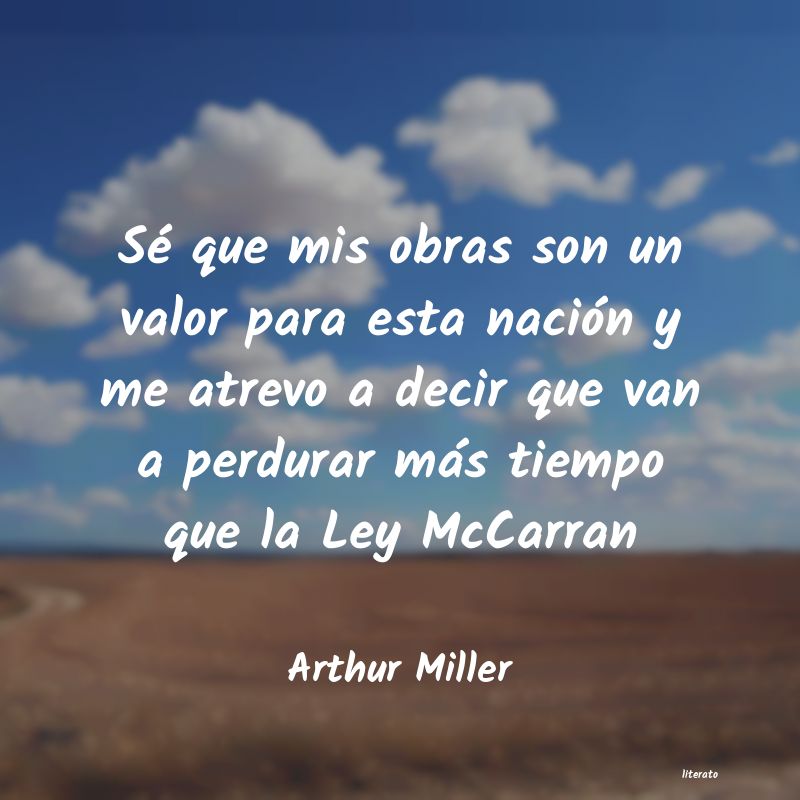 Frases de Arthur Miller