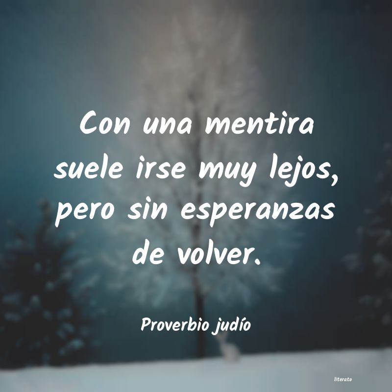 Frases de Proverbio judío