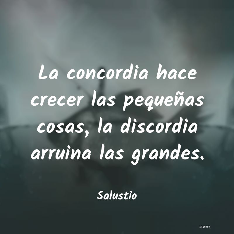 Frases de Salustio