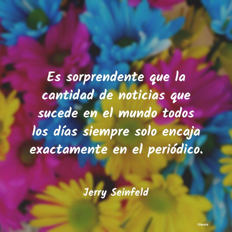 Frases de Jerry Seinfeld