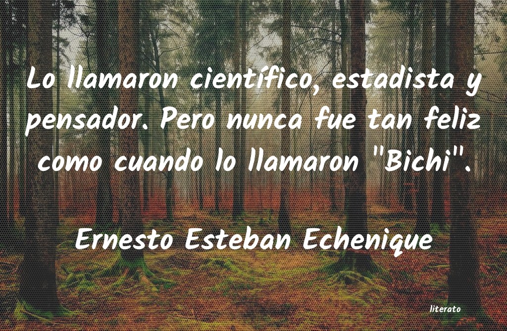 frases de Ernesto Esteban Echenique