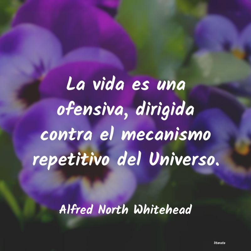 Frases de Alfred North Whitehead