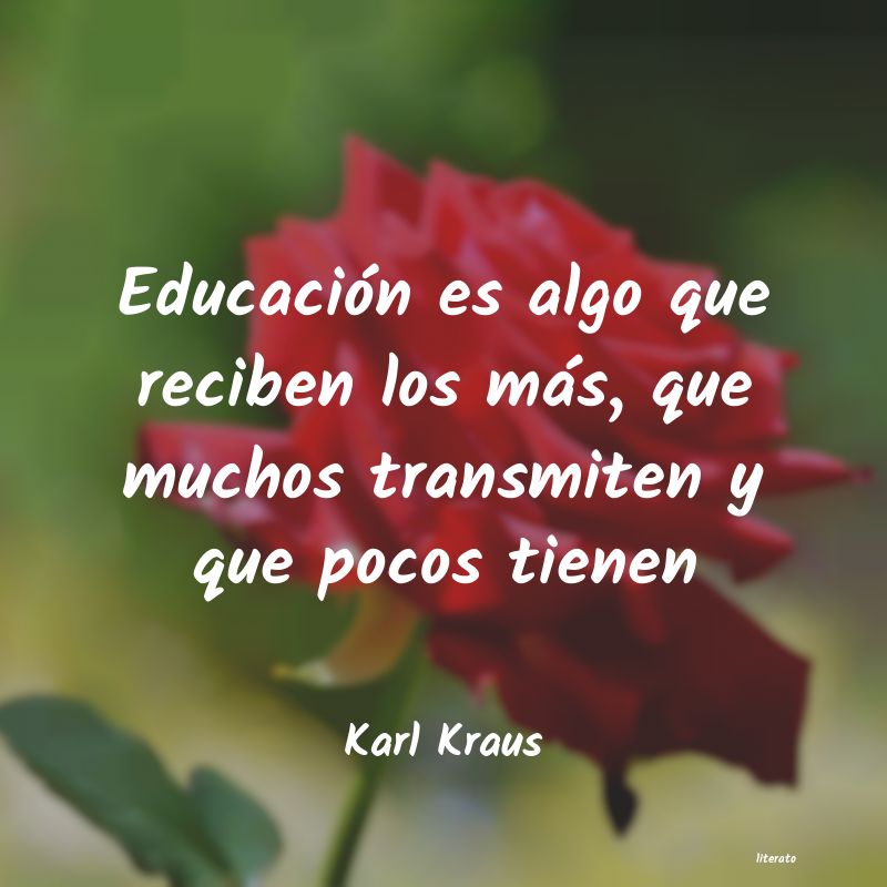 Frases de Karl Kraus