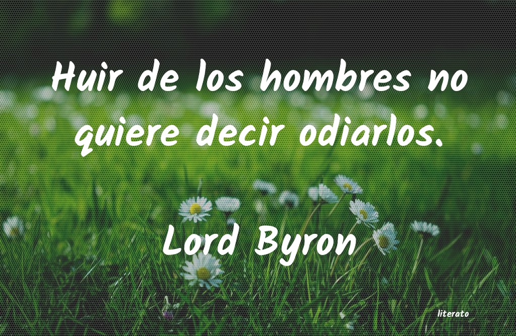 frases de Lord Byron