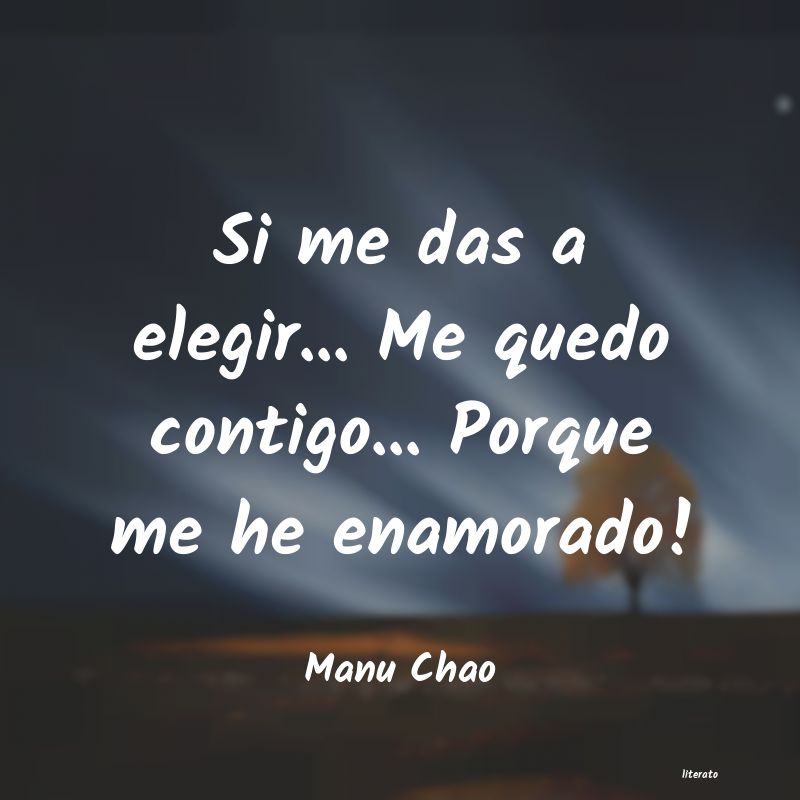 frases de Manu Chao