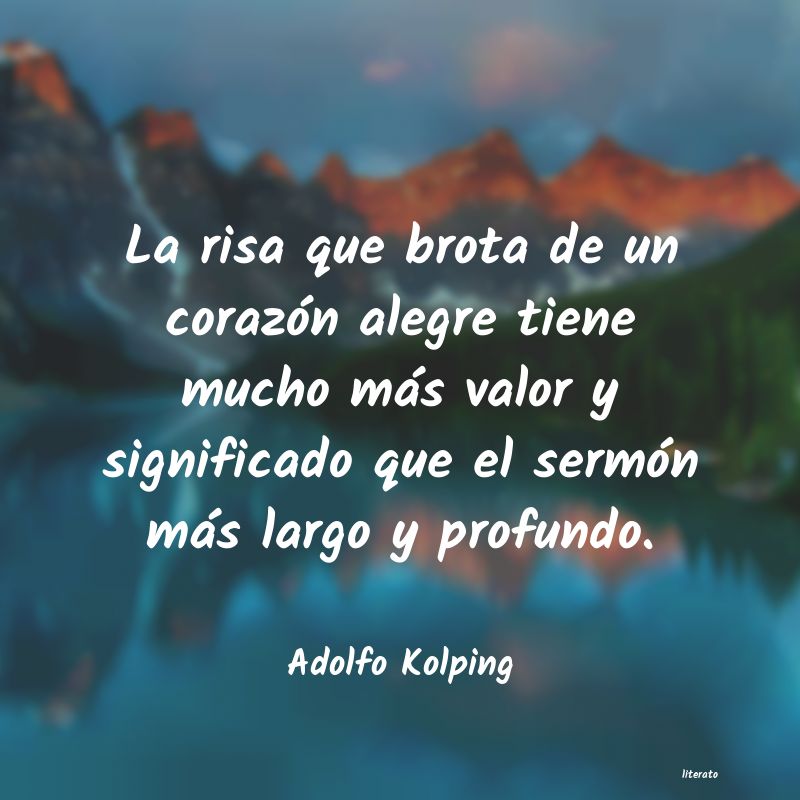 Frases de Adolfo Kolping