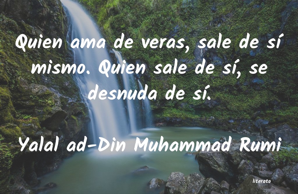 Frases de Yalal ad-Din Muhammad Rumi