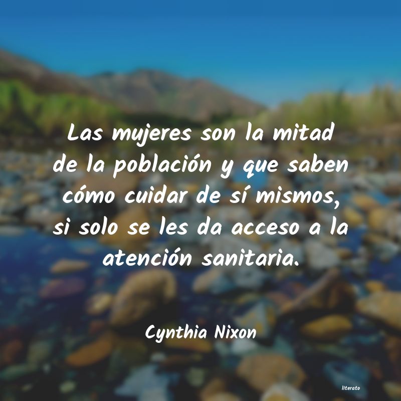 frases de Cynthia Nixon