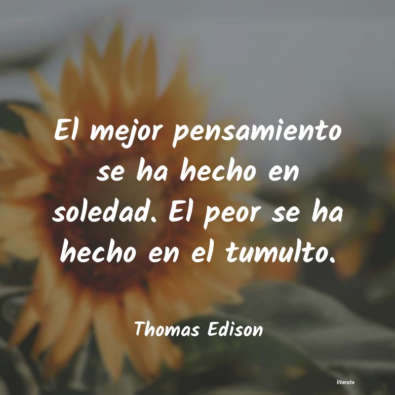 Frases de Thomas Edison