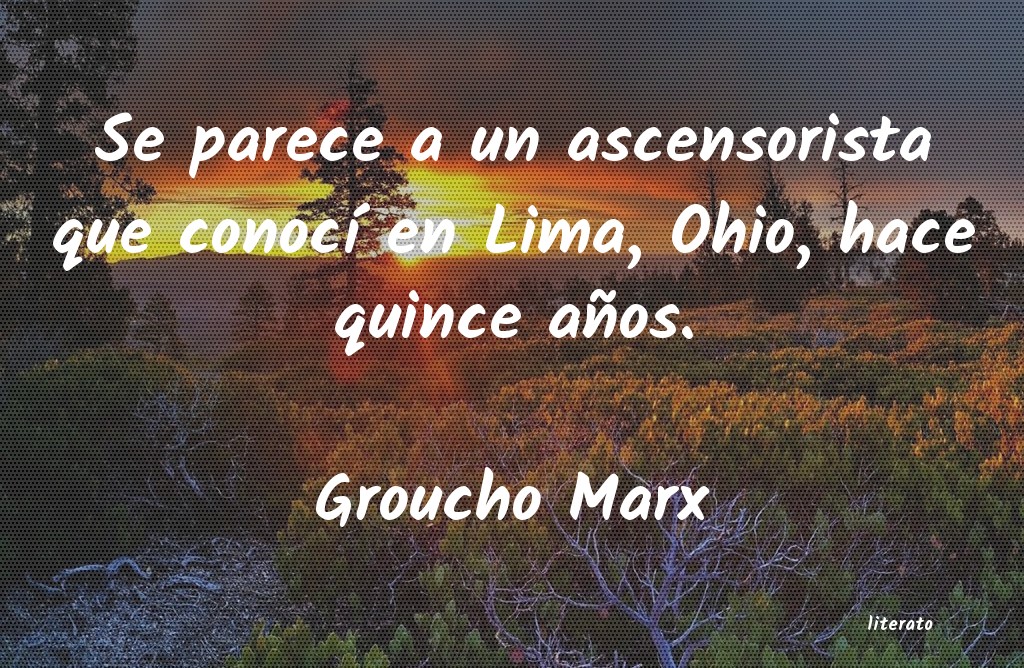 Frases de Groucho Marx