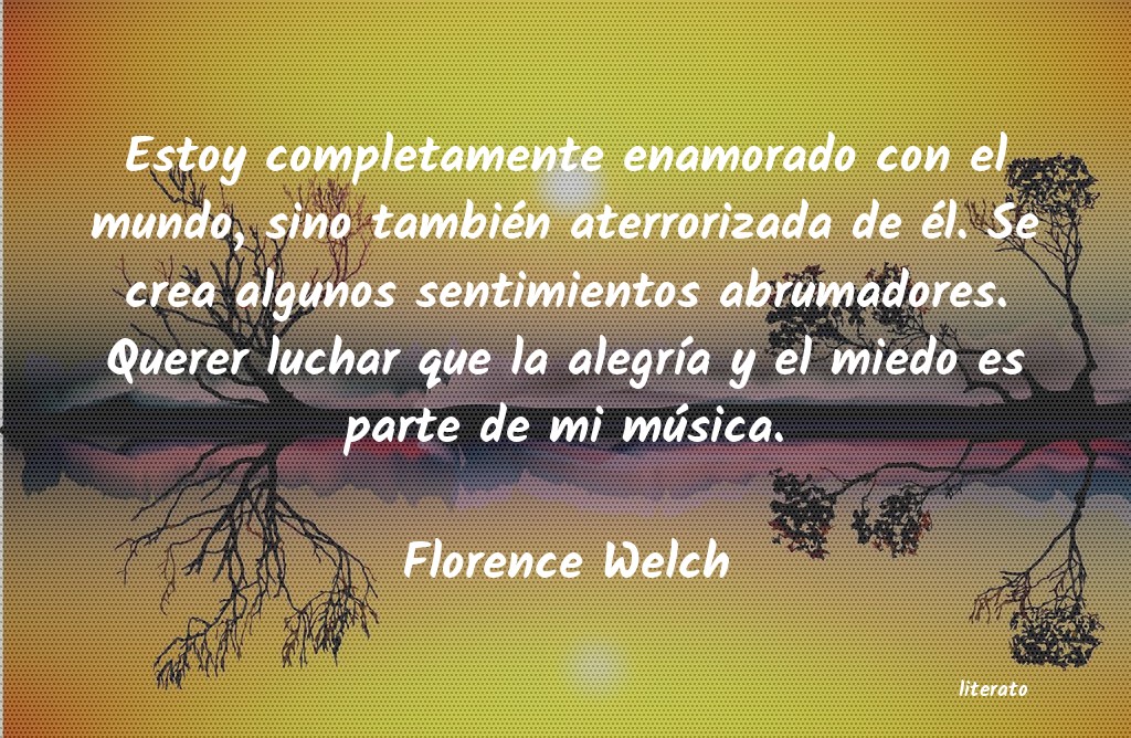 Frases de Florence Welch