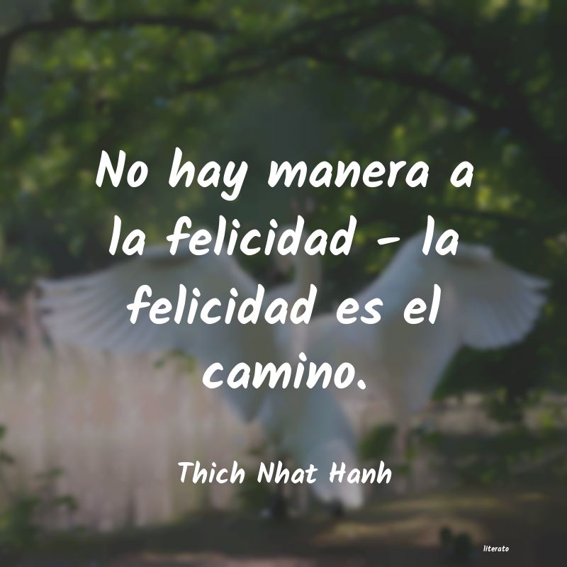 Frases de Thich Nhat Hanh