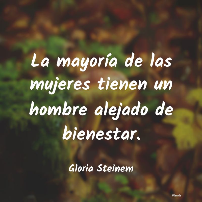 frases de Gloria Steinem