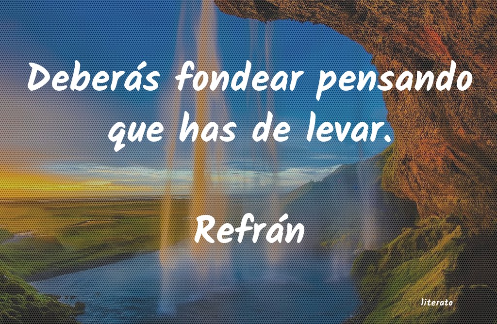 Frases de Refrán